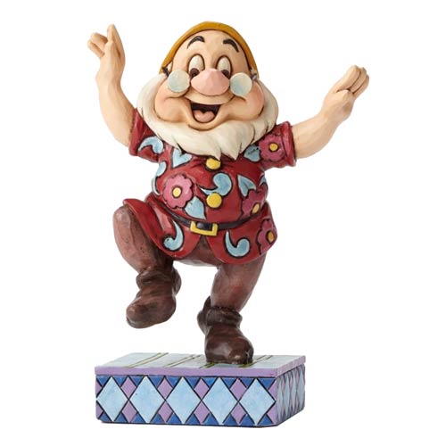 Disney Traditions Snow White Doc Dancing Statue